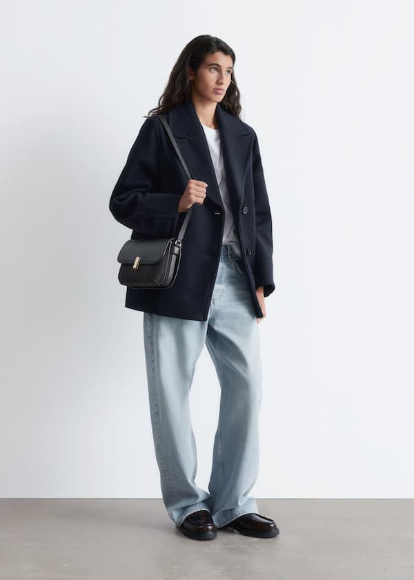 Tailored Wool Pea Coat