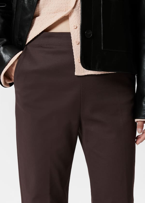 Slim Press-Crease Trousers