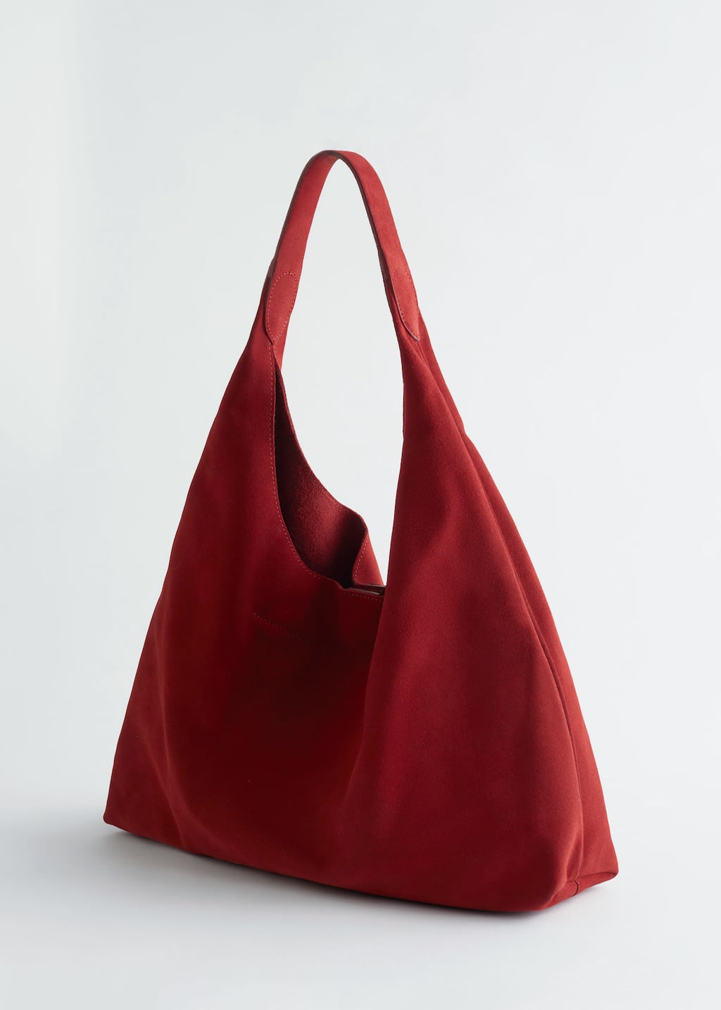 Large Suede Tote Bag - Brown - Totes - & Other Stories