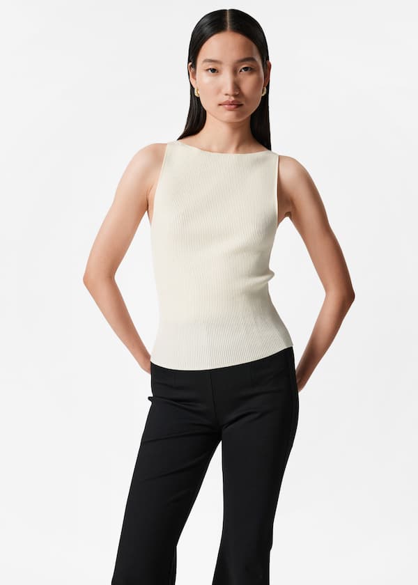 Rib-Knit Tank Top