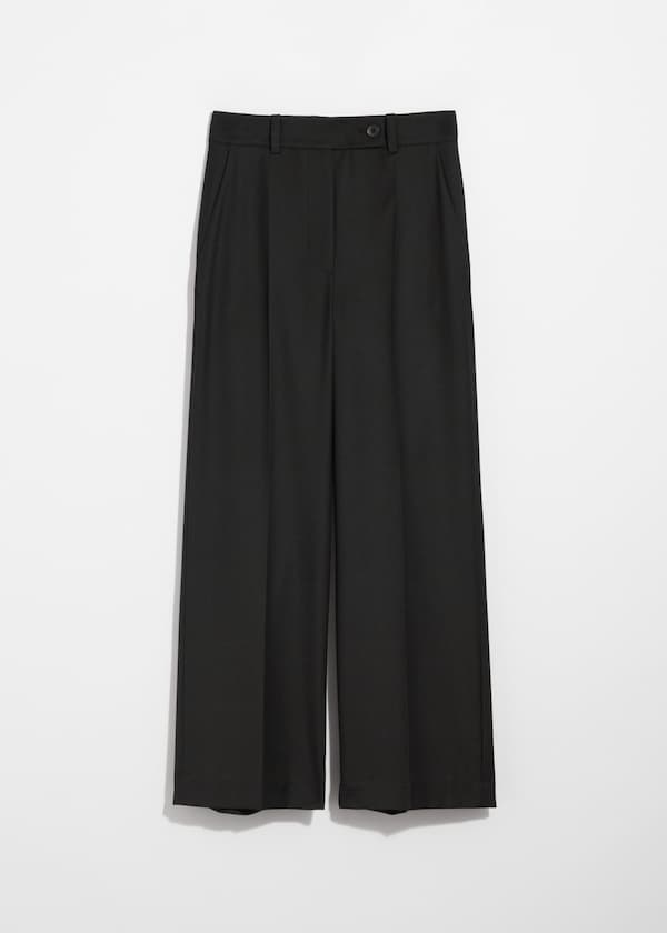 Cropped Tailored Trousers