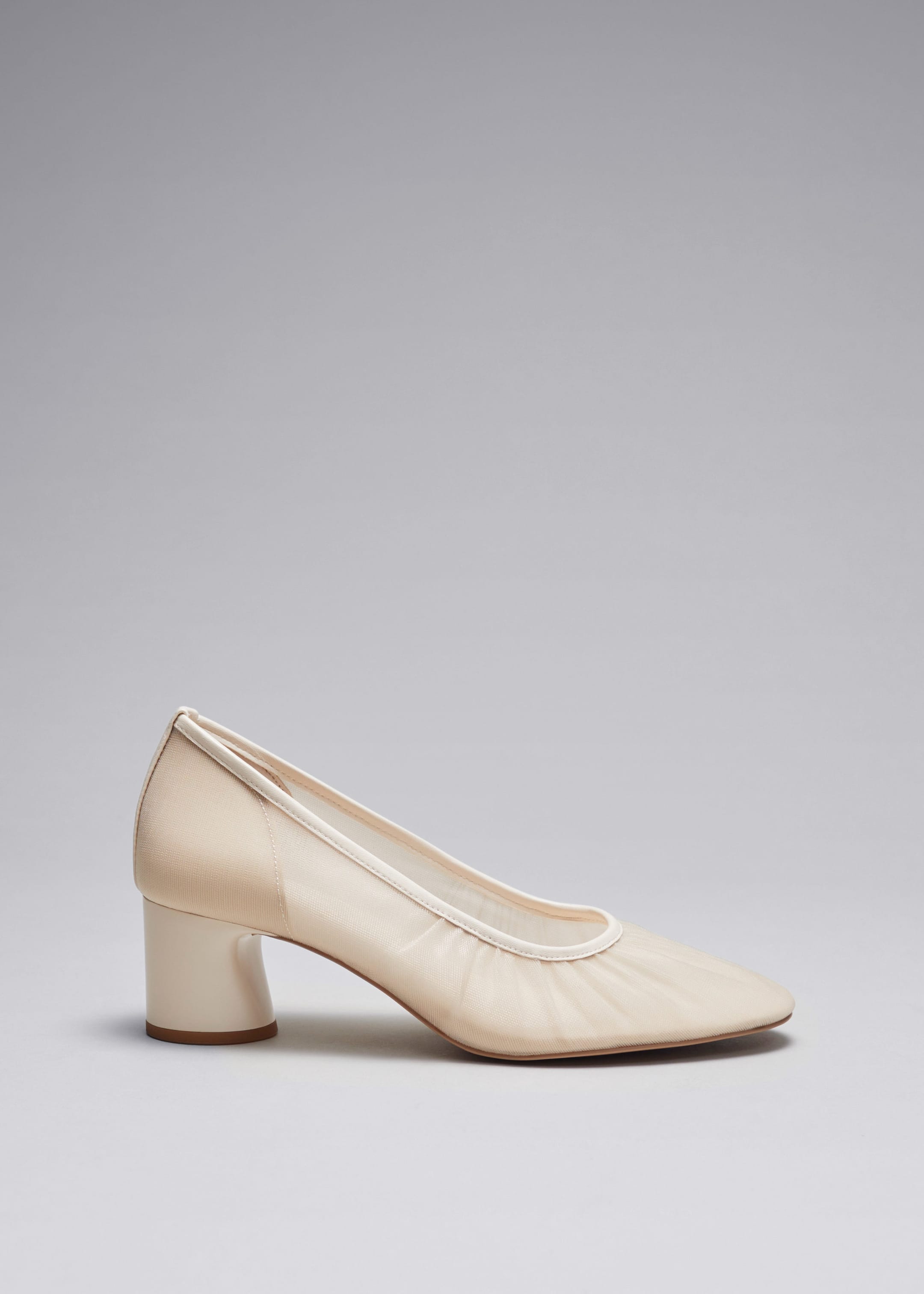 Image of Soft Block-Heel Pumps