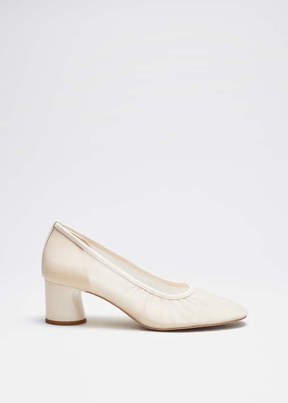 Soft Block-Heel Pumps