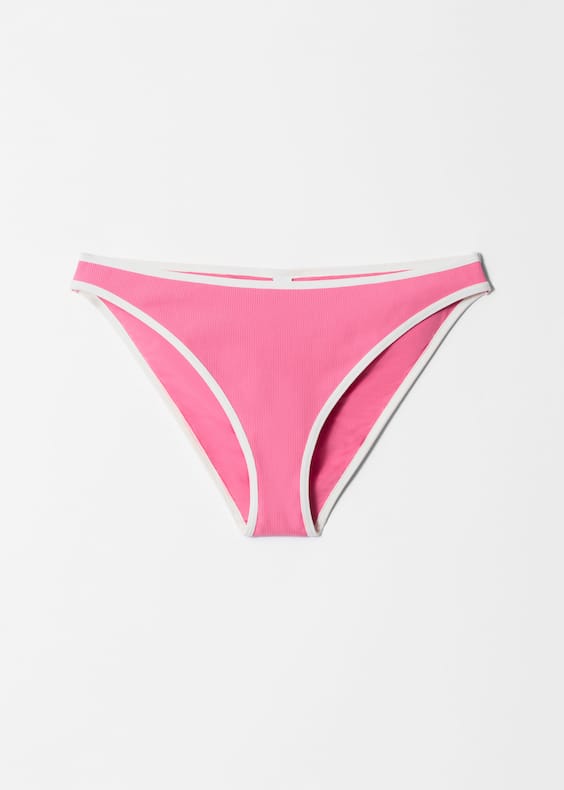 Contrast-Trim Bikini Briefs