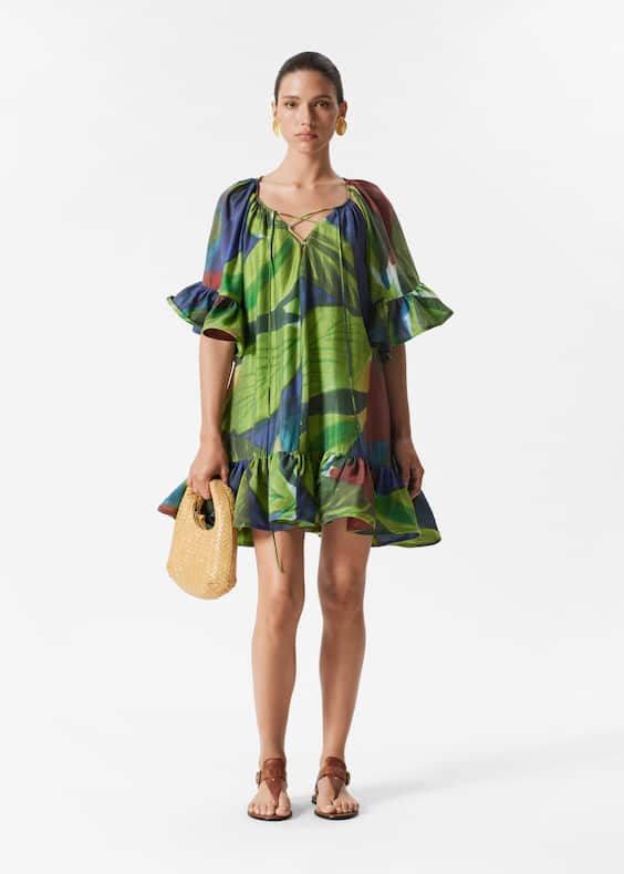Ruffle Mini Dress
