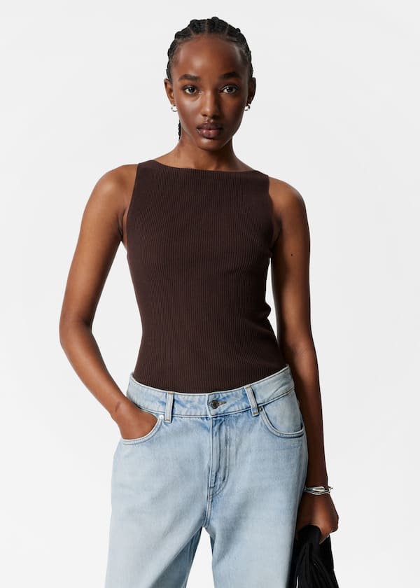 Rib-Knit Tank Top