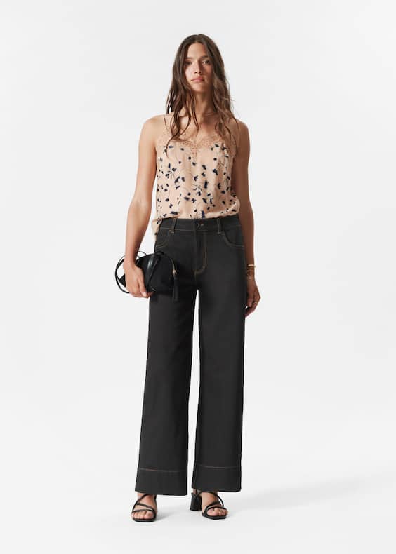 Straight Cropped Jeans