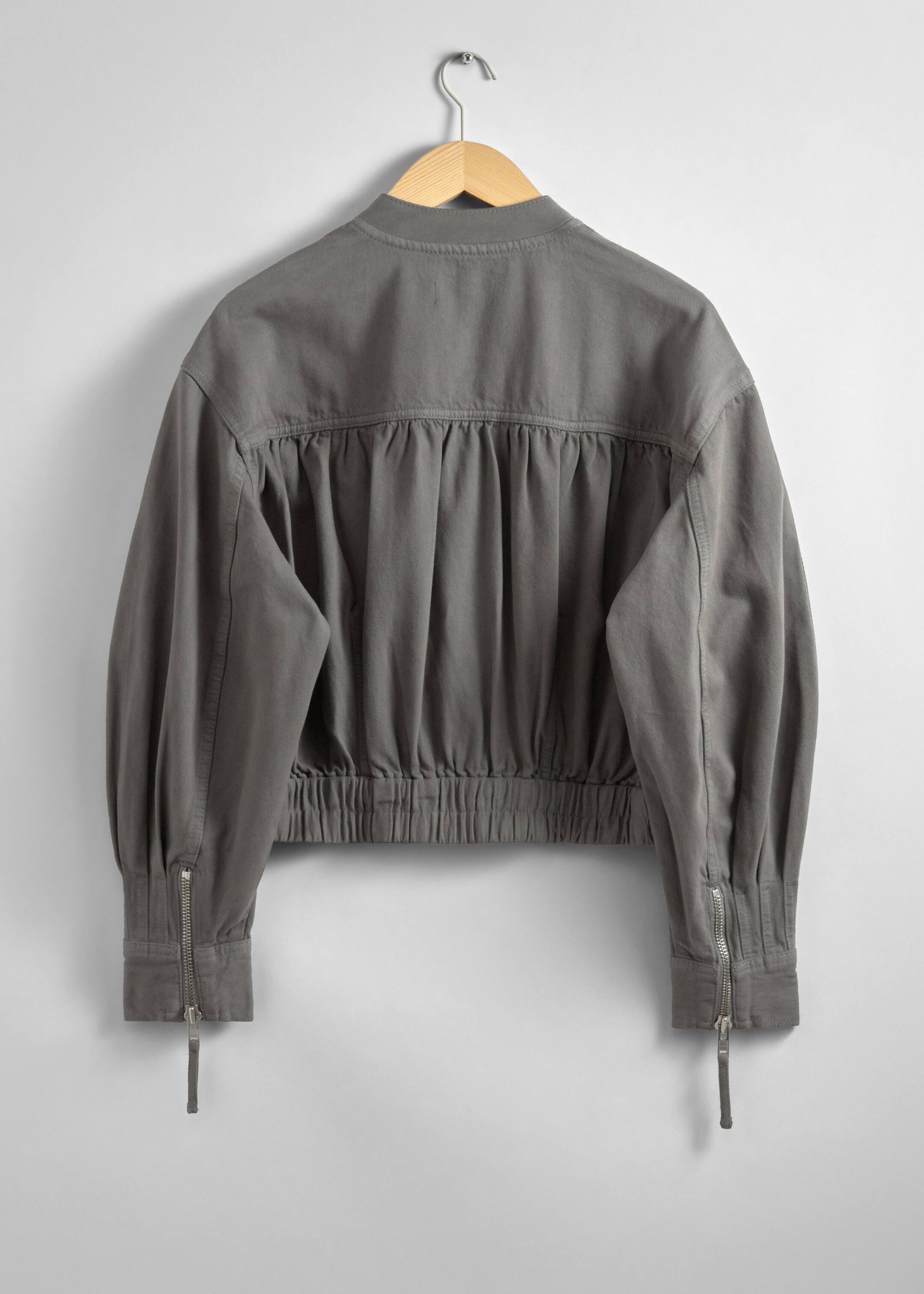 Boxy Utility Jacket - Grey - Still Life