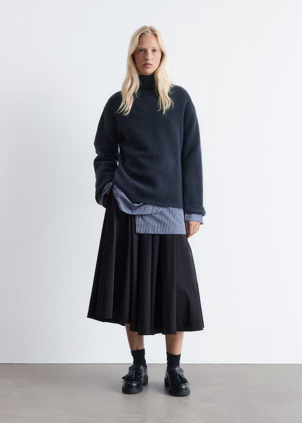Cashmere-Blend Turtleneck Jumper