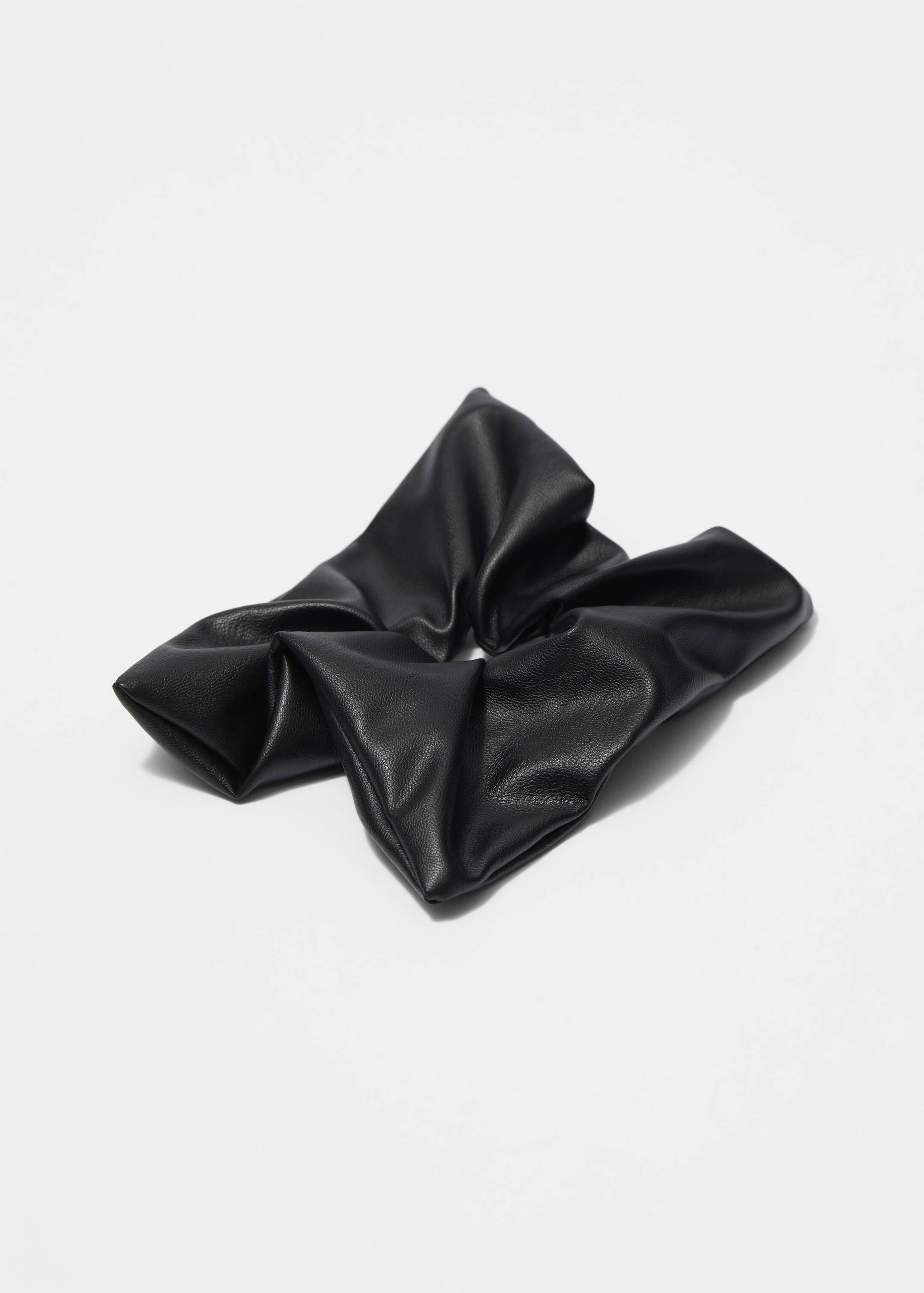 Image of Faux Leather Scrunchie