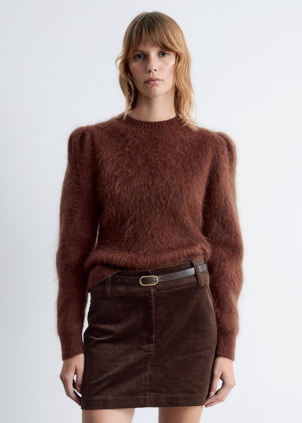 Corduroy Mini Skirt