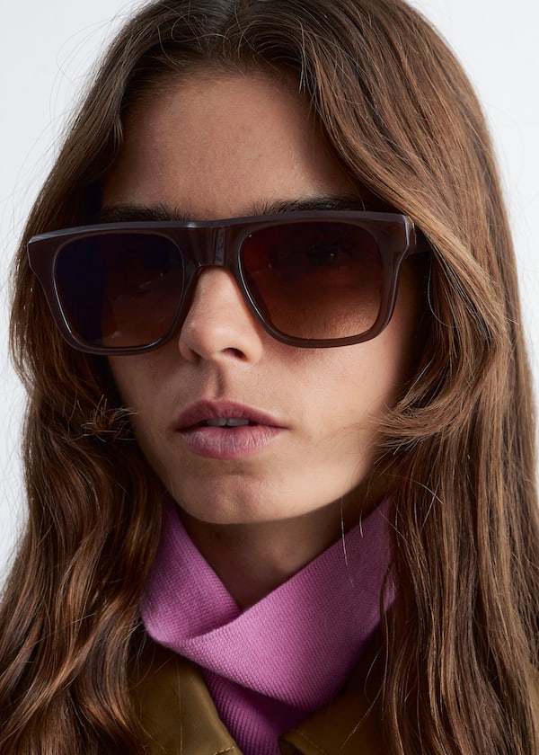 Square-Frame Sunglasses