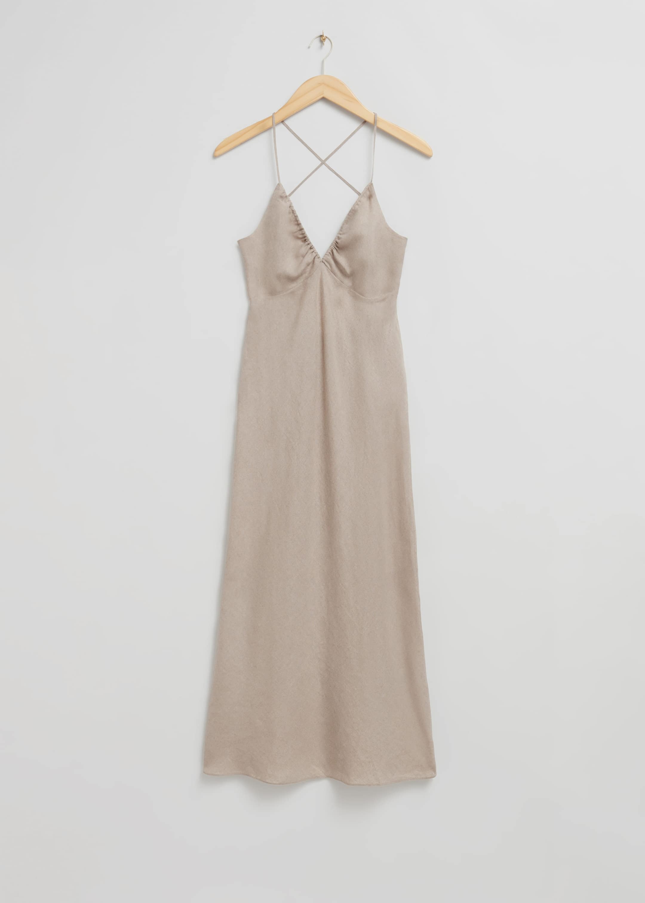 Strappy Midi Dress - Light Beige - Still Life