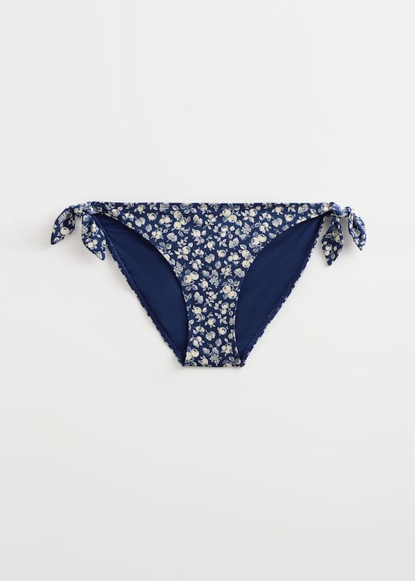 Printed Side Tie Bikini Briefs