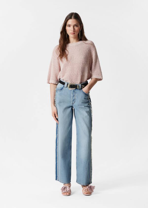Knitted Silk-Blend t-shirt