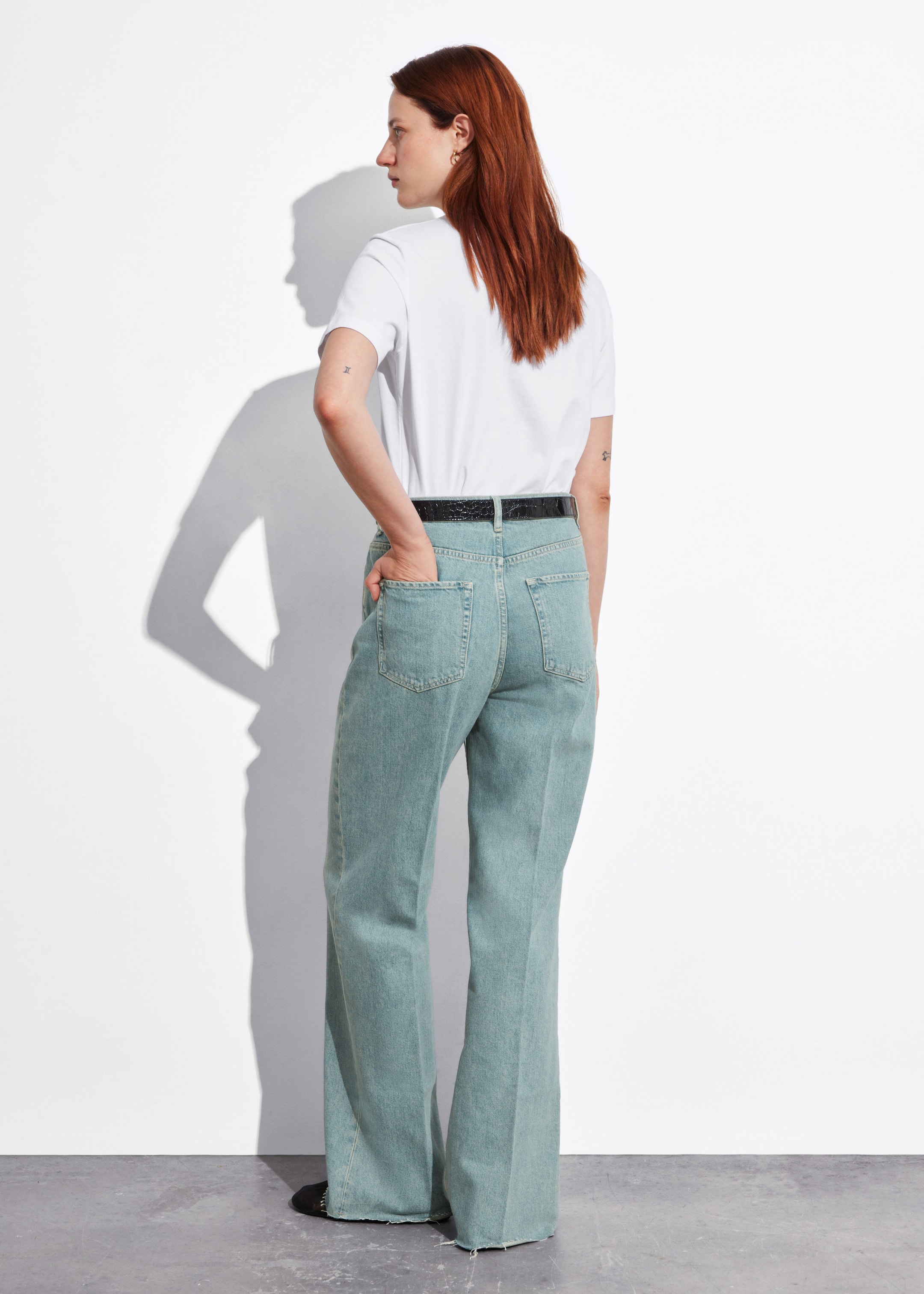 Straight Jeans - White - Lookbook