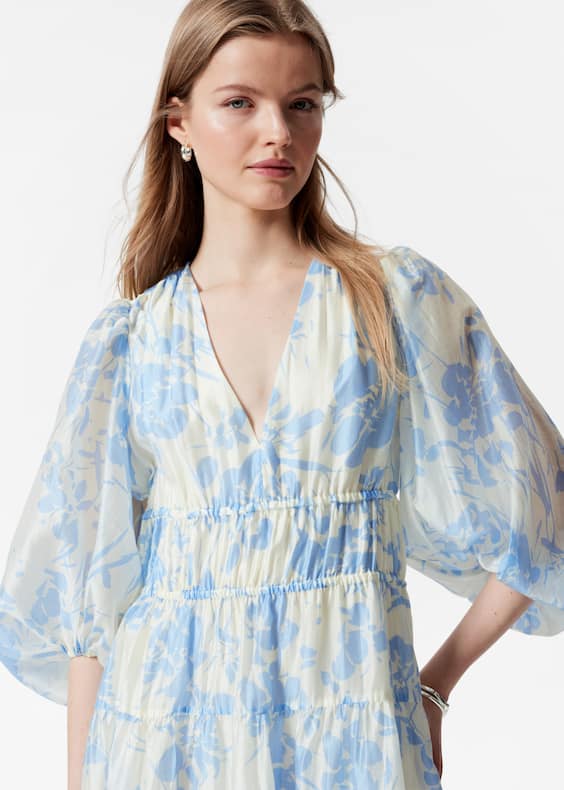 Tiered Midi Dress