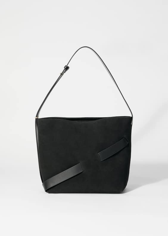 Suede Bucket Bag