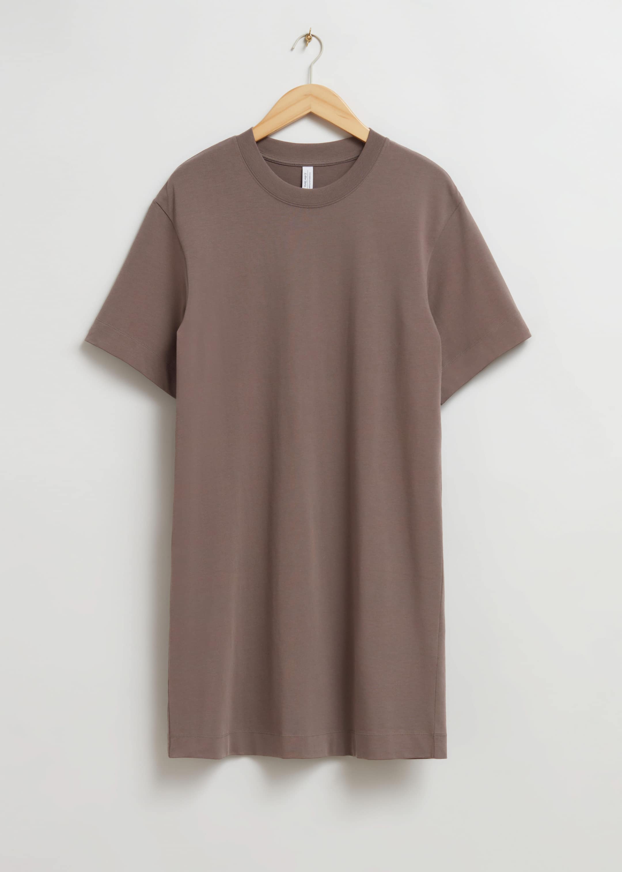 Robe T-shirt midi ample - Marron - Still Life