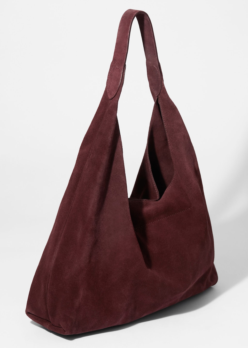 Large Suede Tote Bag - Cognac - Totes - & Other Stories