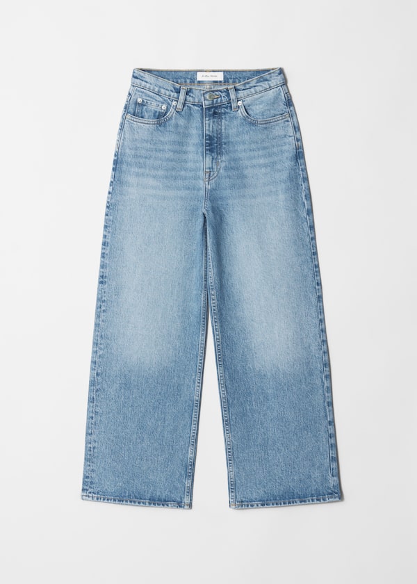 Cropped Wide-Leg Jeans