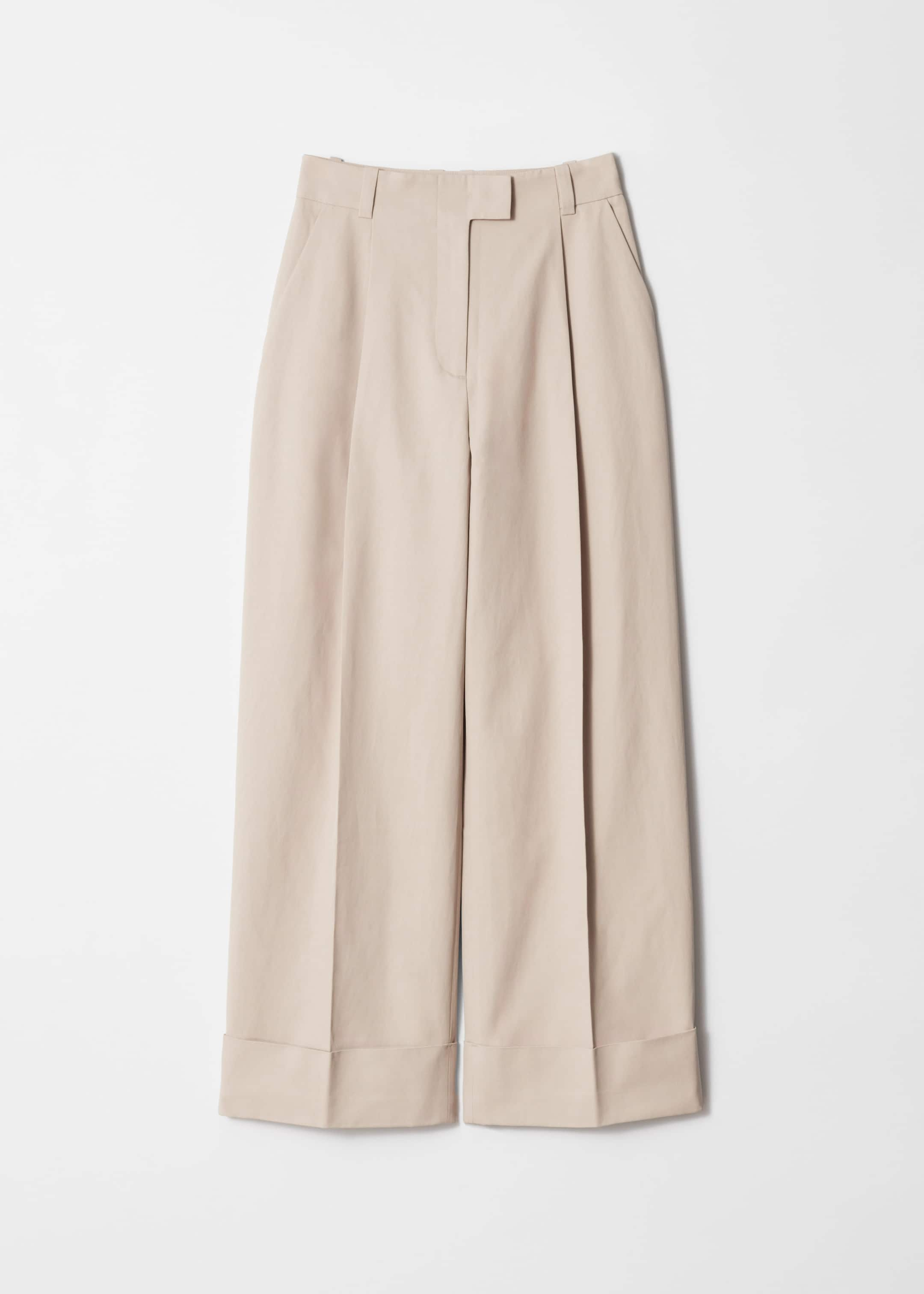 Press-Crease Trousers - Beige - Still Life