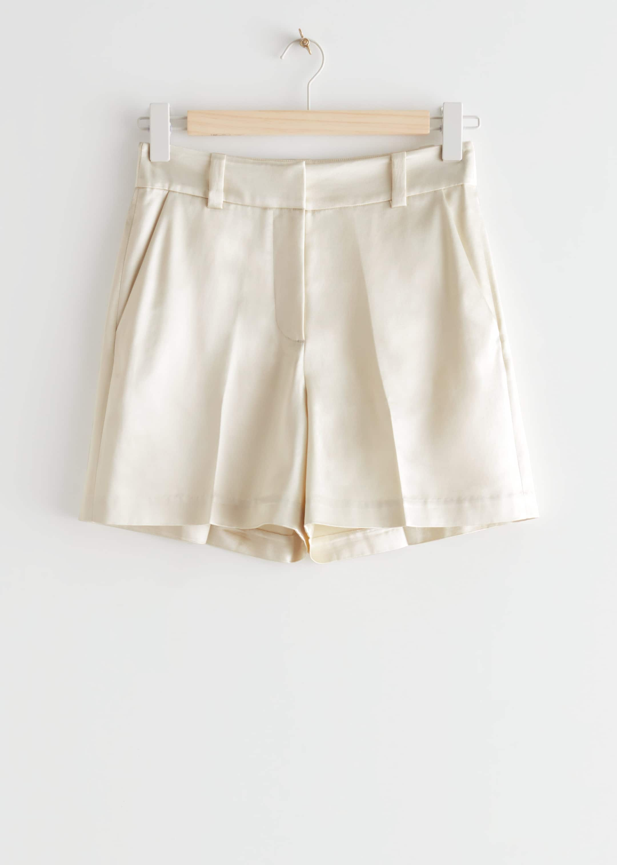 High Waist Shorts - Cream - Still Life