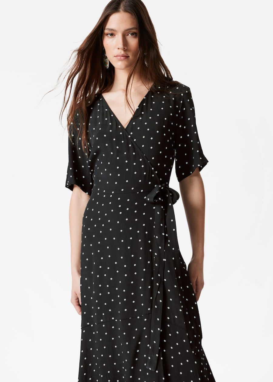 Wrap Midi Dress