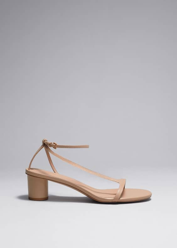 Heeled Leather Sandals