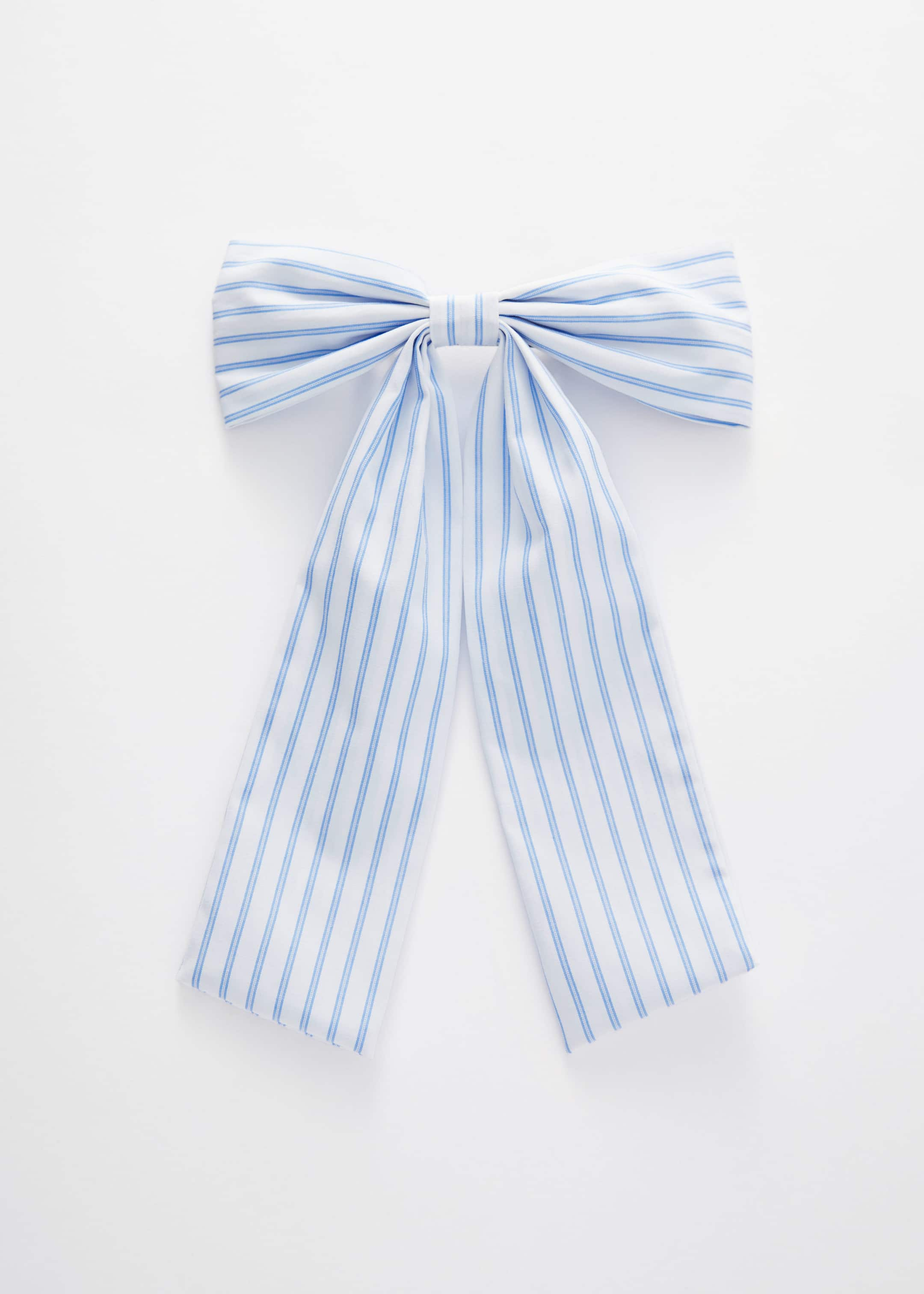 Image of Striped Bow HairClip