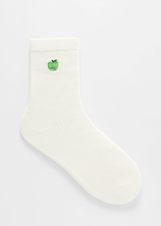 Embroidered Ankle Socks