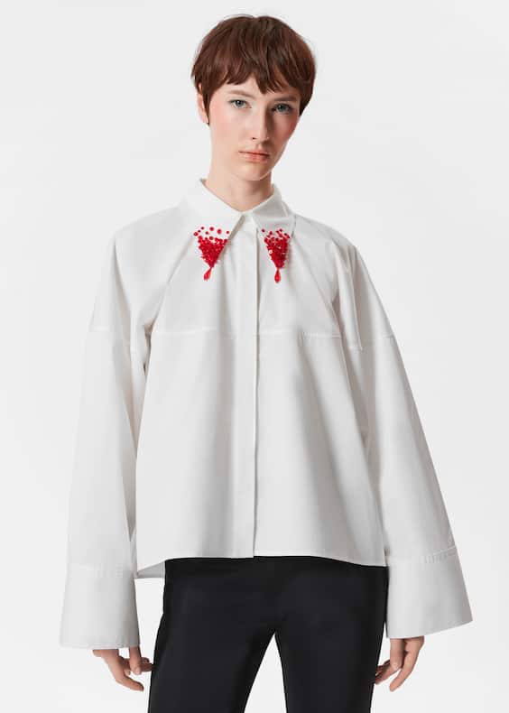 Bead-Embellished Shirt