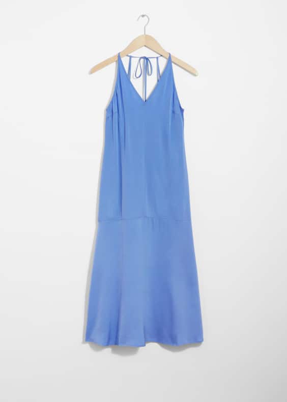 Halterneck Midi Dress