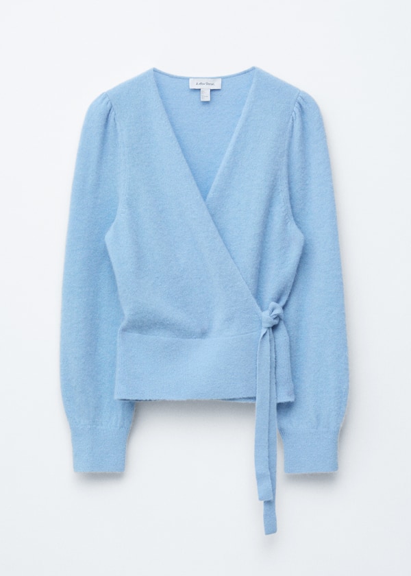 Knitted Wrap Cardigan