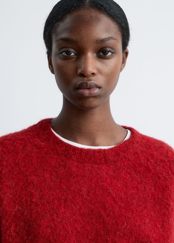 Alpaca-Blend Knitted Top