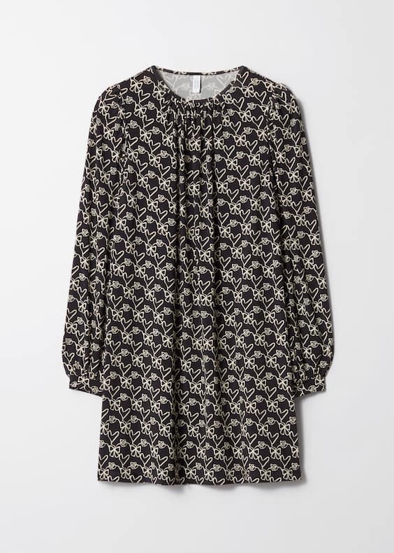 Gathered Mini Dress