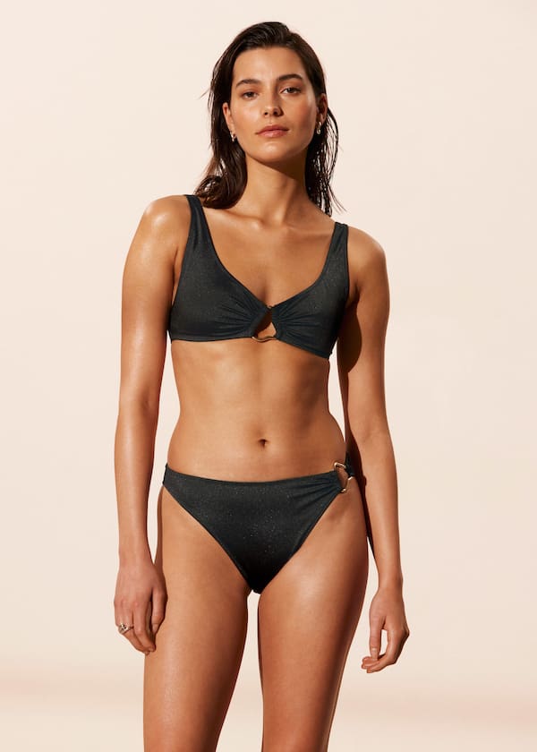 Buckle-Detail Bikini Briefs