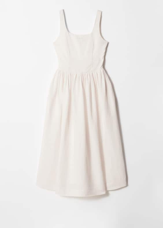 Flared Midi Dress