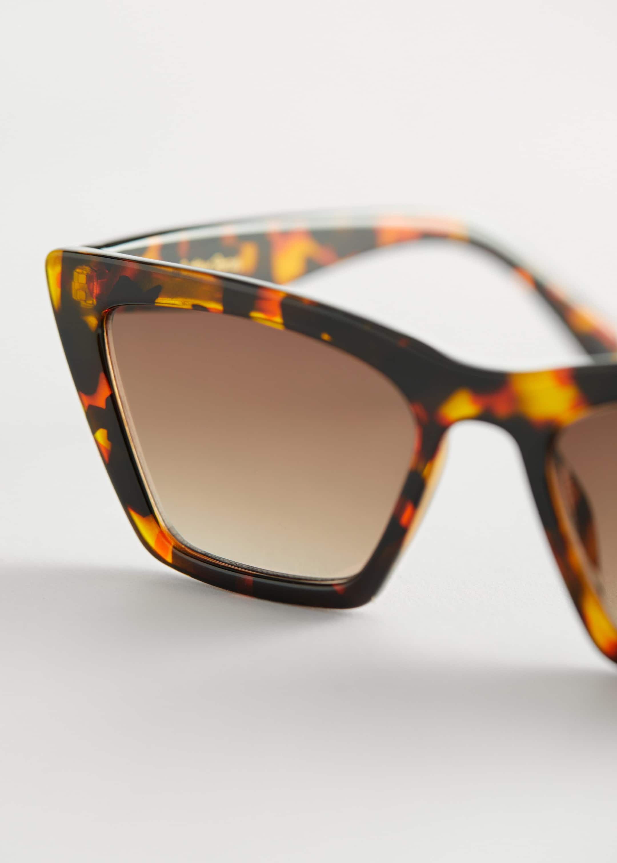 Angular Cat Eye Sunglasses - {{variantName}} - Descriptive Detail