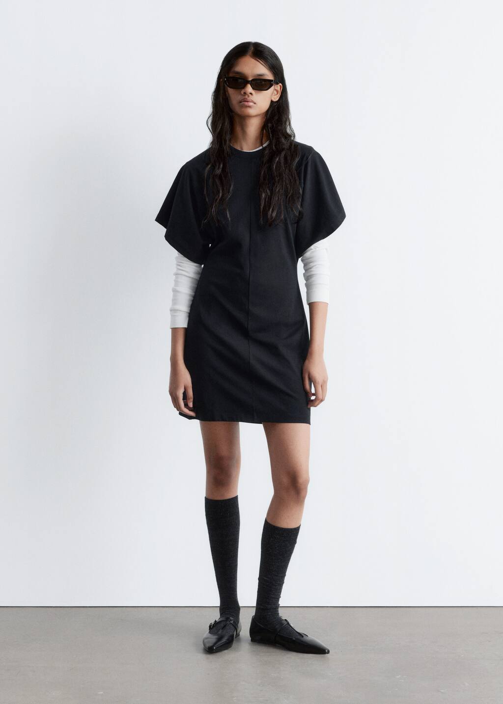 Jersey Mini Dress - Black - Mini dresses - & Other Stories
