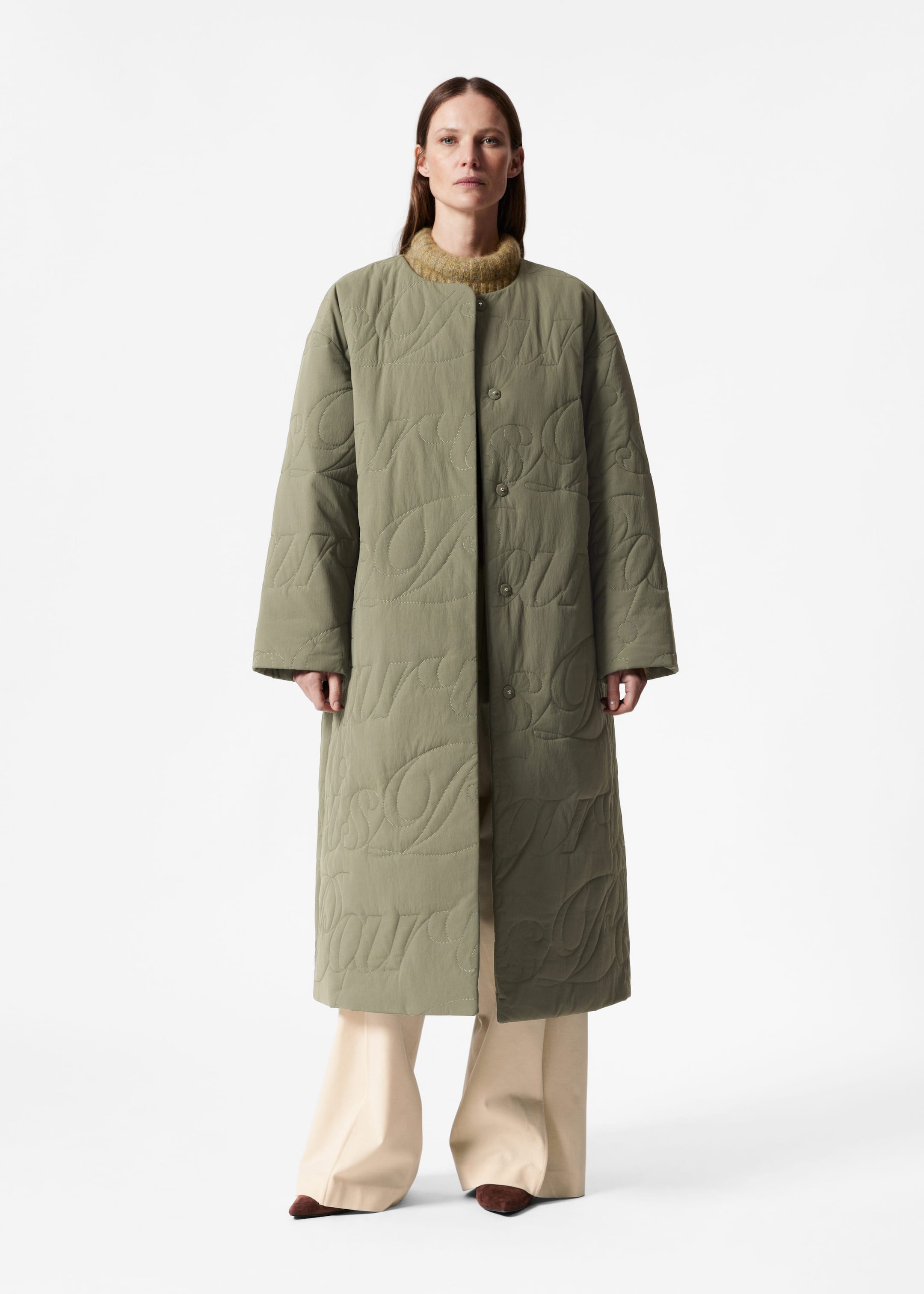 Other stories green coat best sale