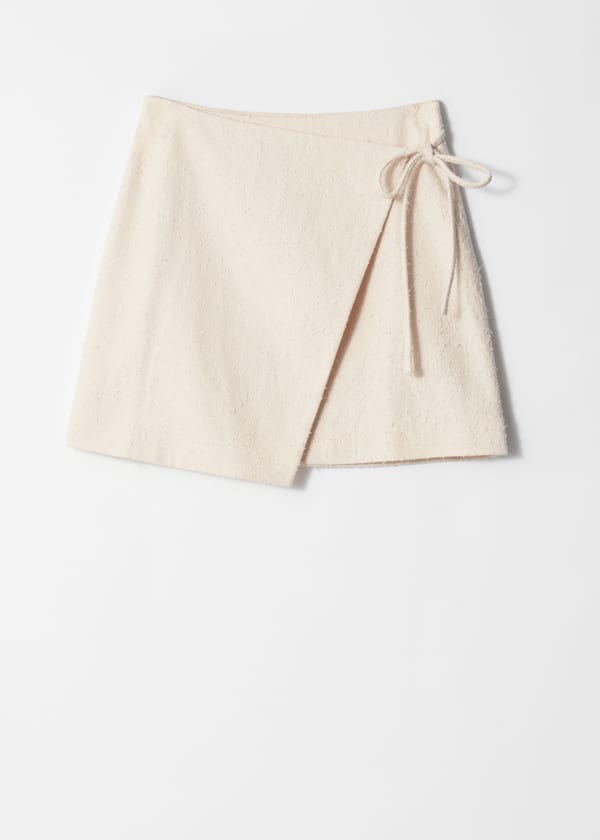 Wrap Mini Skirt