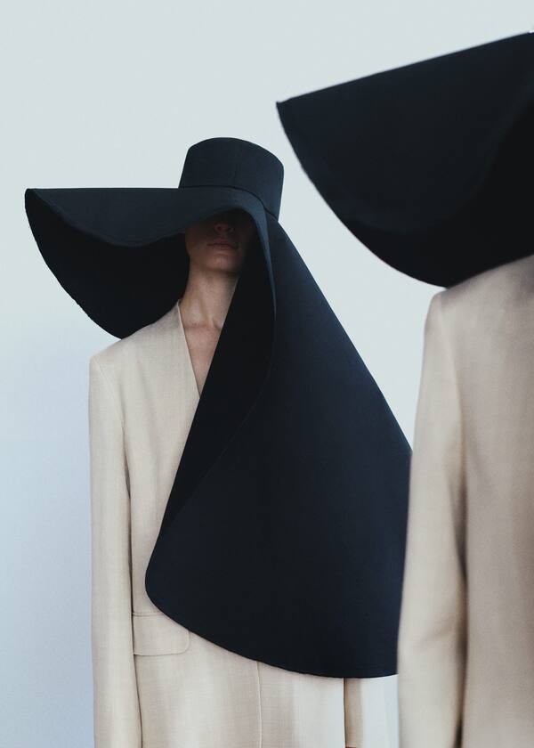 Voluminous Cotton Sun Hat