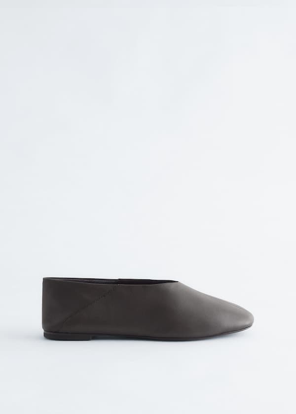 Leather Ballet Flats