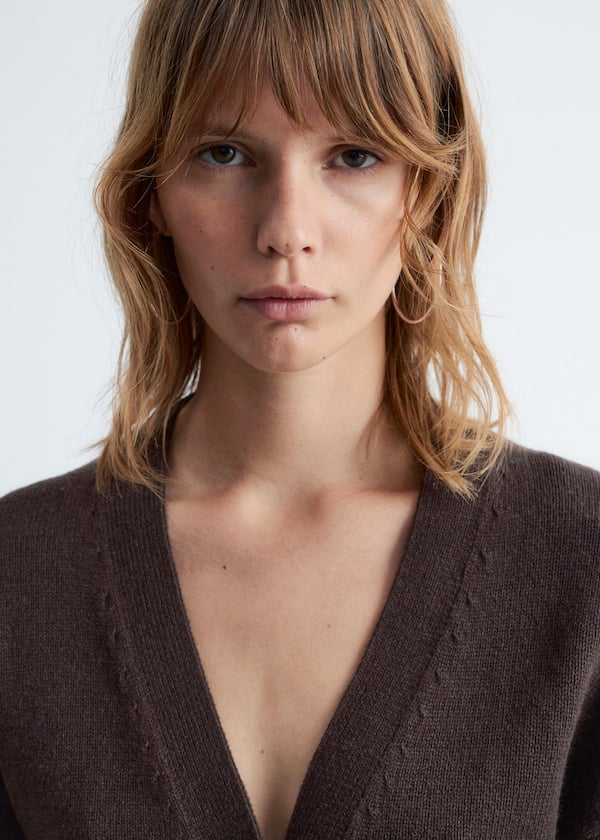 Tapered Knit Cardigan