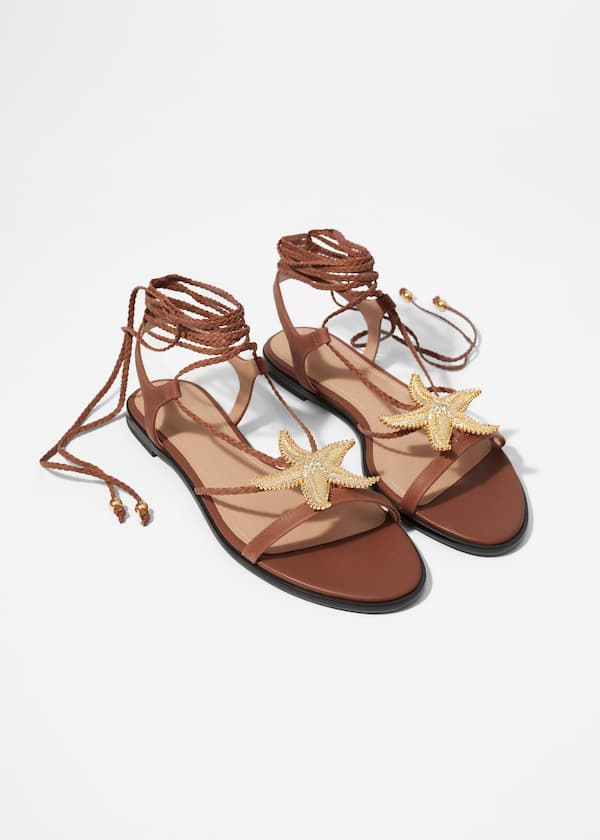 Embellished Strappy Sandals