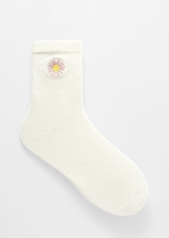 Embroidered Ankle Socks