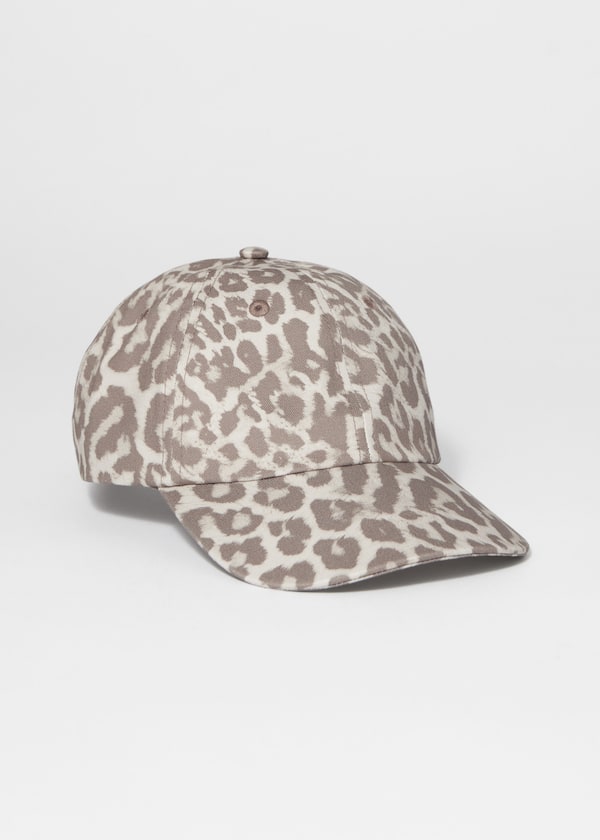 Leopard-Print Baseball Cap