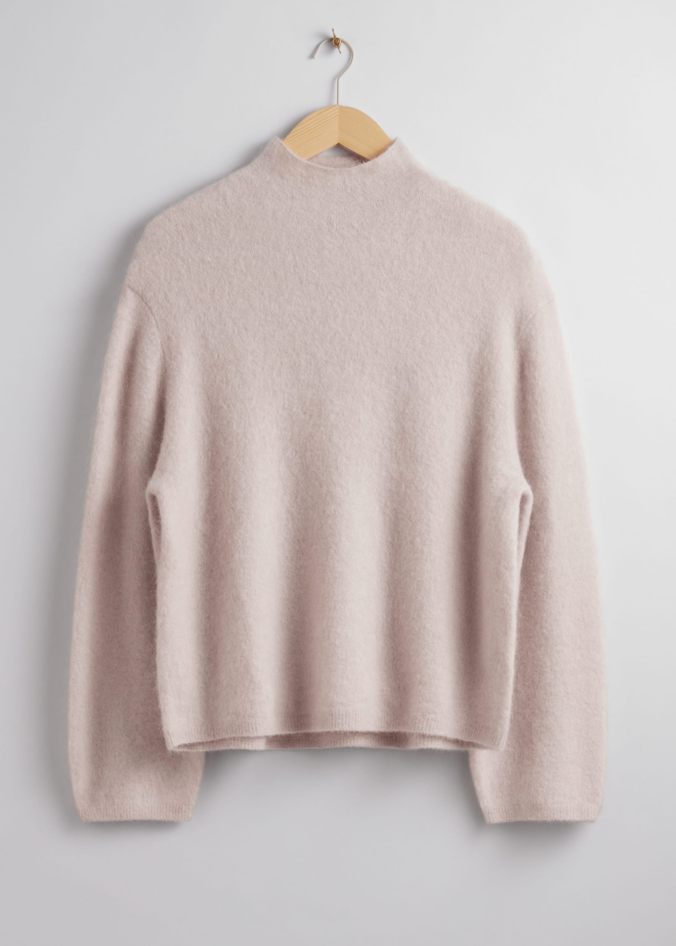 Image of Mock-Neck Knit Jumper