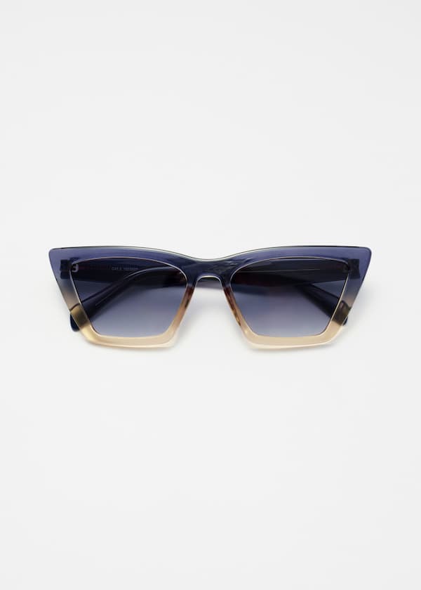 Angular Cat Eye Sunglasses